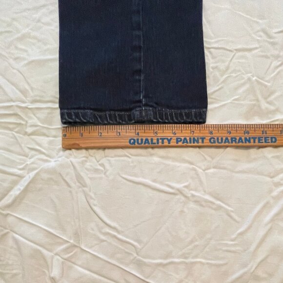 LRL Lauren Jeans Co 5 Pkt Modern Slim Size 8 Womens Dark Wash - Picture 7 of 12